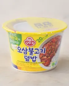 OTTOGI Scharfer Tintenfisch und Bulgogi mit Reis (Eiersuppe) 315g