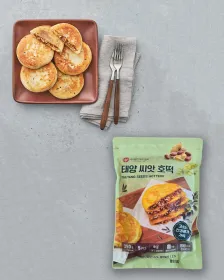Gefüllter koreanischer Pfannkuchen mit Samen 350g 5St. - TK