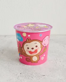 MONGSCO Zuckerwatte, Erdbeere 12g