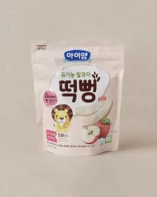 IYAM Bio-Reis-Snack mit Apfel (Tteokppong) 30g