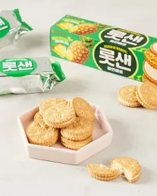 LOTTE Keks Dessert Sand Ananas 105g